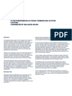 Flow Phenomenon in Steam Turbine Disk