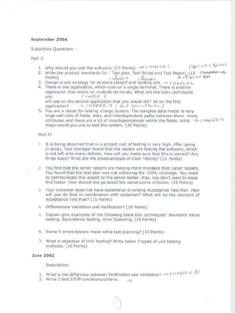 CSTE Sample Questions | PDF