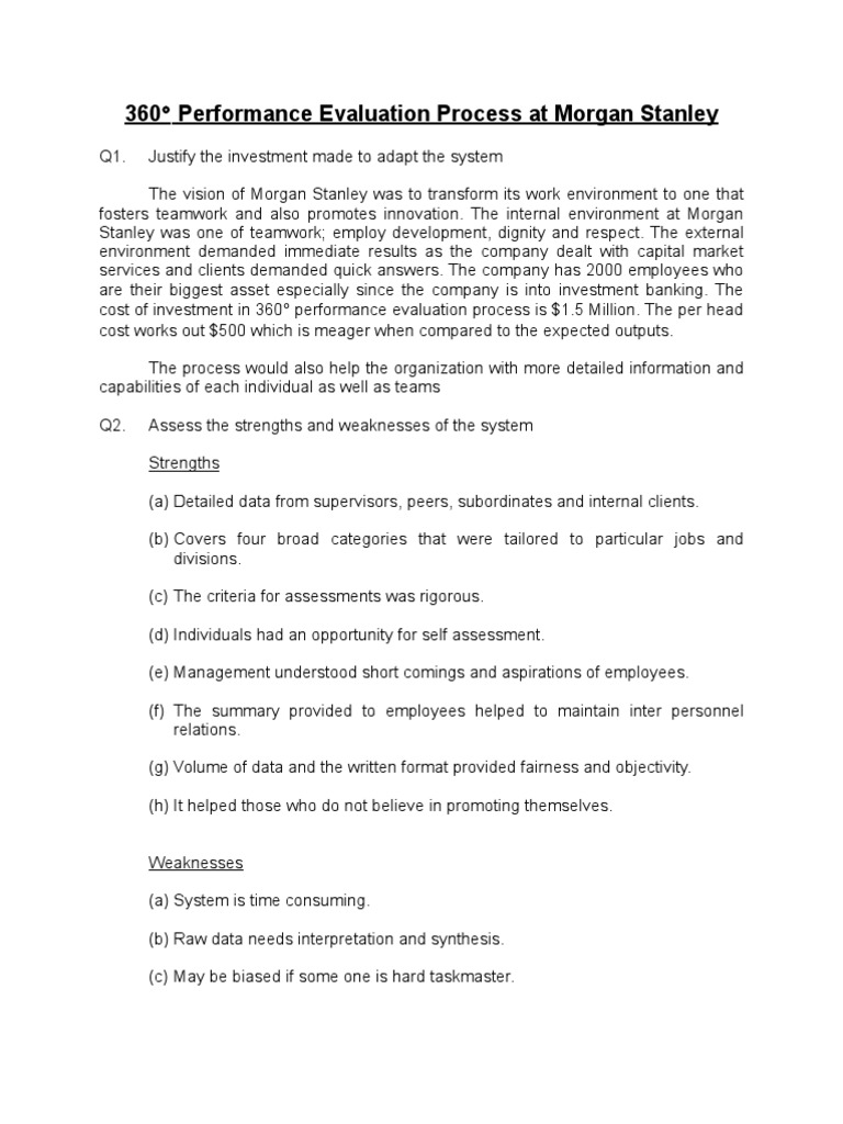 360 Performance Evaluation | PDF | Performance Appraisal | Evaluation