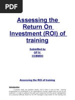 Assessing The ROI of Training