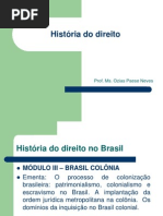 (2) História do direito