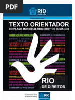 Texto Orientador Do Plano Municipal Dos Direitos Humanos RJ