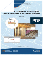 Guide Sur L Isolation Acoustique Des Batiments A Ossature en Bois