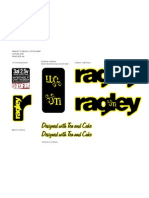 RAGLEY Ti DECALS / 07/05/2009 Actual Size Page Size: A4 37.7mmx43.5mm 133mm X 48.7mm 45.4mm X 90mm