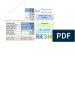 Cash On Cash Calculator Matrix