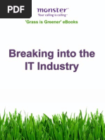 Download Breaking Into the IT Industry by Monster UK SN15921498 doc pdf