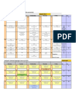 Schedule Academic Year 2013