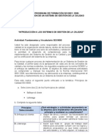 Actividad 1 Programa de Formación Iso 9001