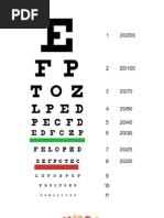 Eye. Snellen Chart, Ishihara Test