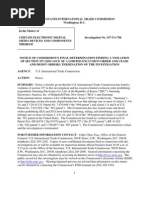 Download ITC ruling in Apple Samsung by inafried SN159235078 doc pdf