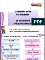 Planificación Educación Inicial 2011