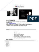 IranTalent Jobs For Professionals: Rachel Sakhi Resume