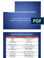 08 Nomenclatura de Química General