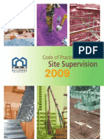 Site Supervision Plan (Code of Practice)