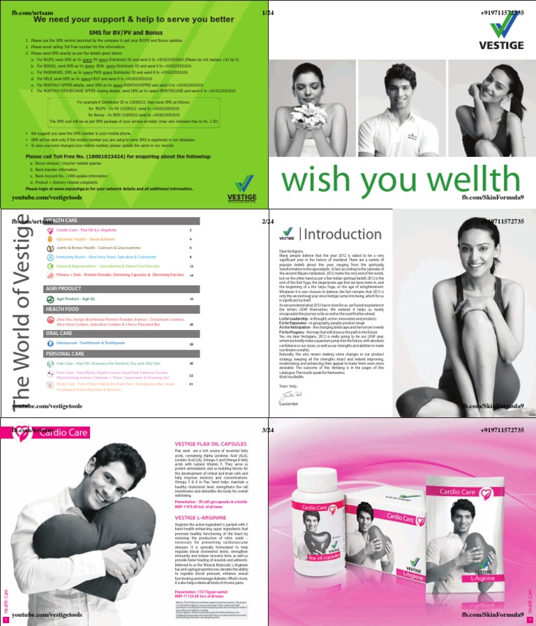 vestige of catalogue product Catalogue  Product Oral Nutrition  Vestige India  Hygiene