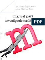 Manual para Investigaciones Literarias