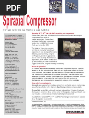 2012 Spiraxial Chemical Equipment Gas Compressor