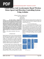 Touch Screen and Accelerometer Based Wireless Motor Speed and Direction Controlling System Using Arduino