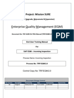 SAP QM Incoming Inspection/01 Type Inspection Manual
