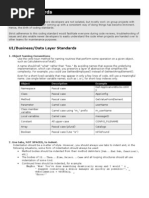 Coding Standards: UI/Business/Data Layer Standards