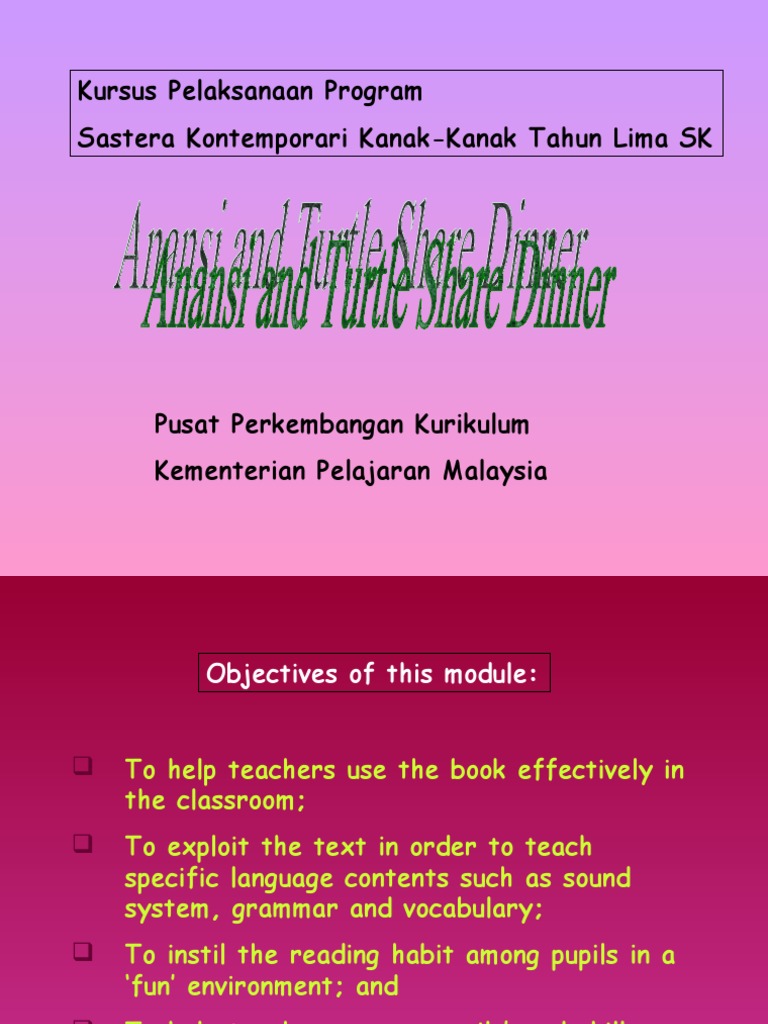 Anansi and Turtle Share Dinner | PDF | Anansi | Pronoun