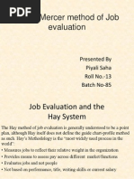 Hay Guide Chart Profile Method of Job Evaluation | PDF | Innovation ...