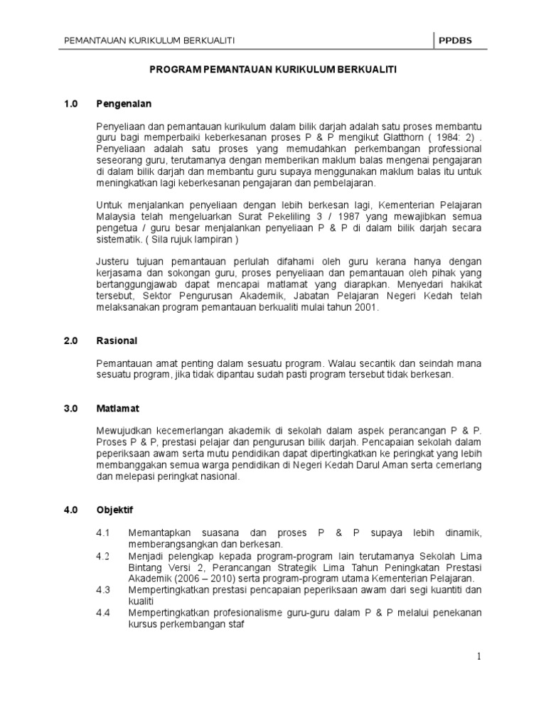 1 Program Pemantauan Kurikulum Berkualit1 Pdf