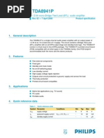 TDA8941P: 1. General Description