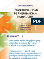 Pengurusan Dan Perkembangan Kurikulum