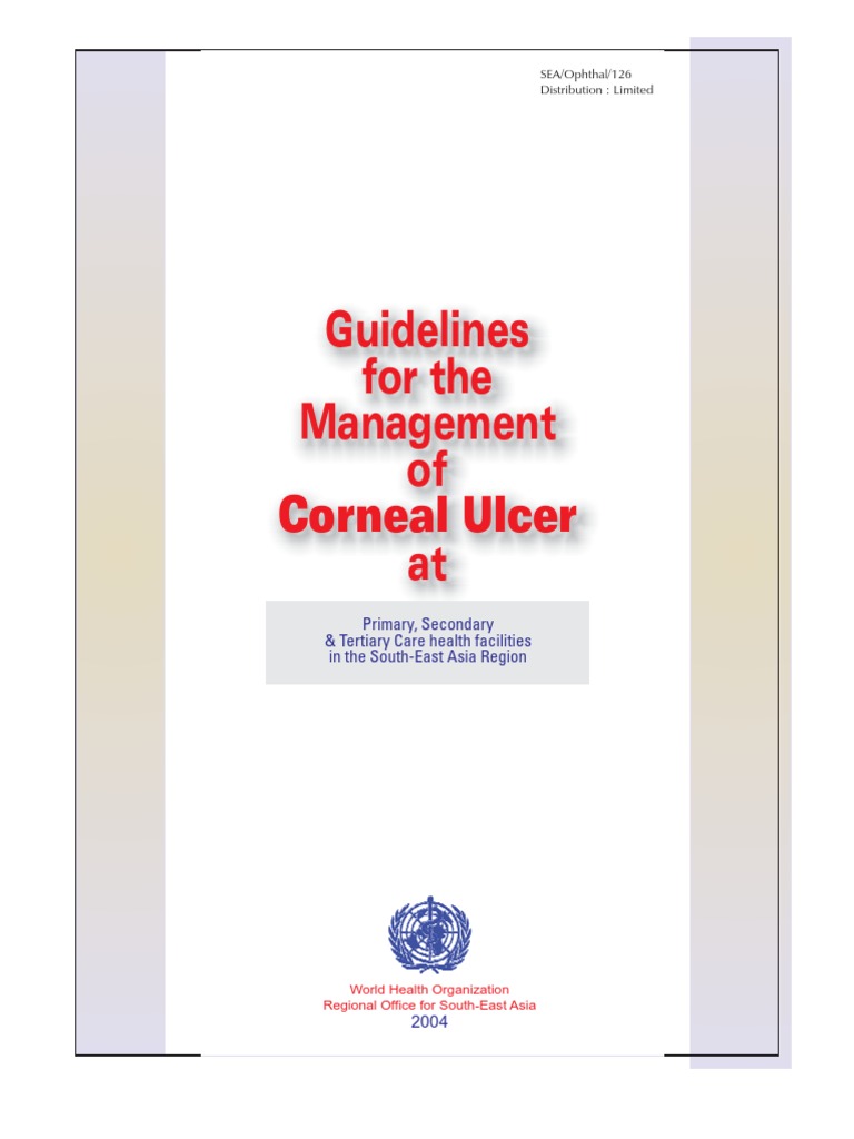 Guidelines for the Management of Corneal Ulcer WHO ...