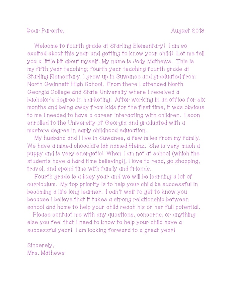 About Mrs Mathews | PDF