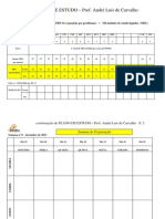 Plano de Estudo para 2012