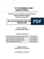 Institut Pendidikan Guru Kampus Perlis: Edu 3104 Pengurusan Bilik Darjah Dan Tingkah Laku