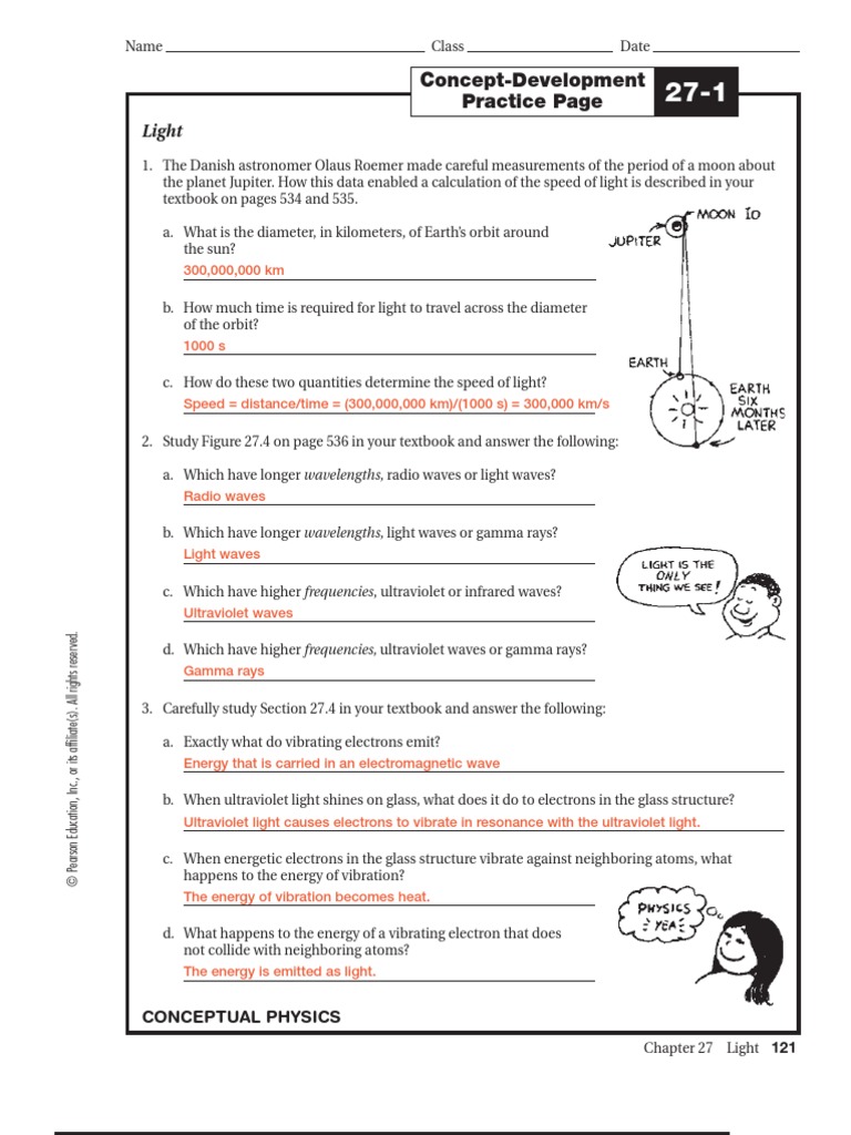 Printables Conceptual Physics Worksheets collection conceptual physics worksheet answers photos kaessey ch 27 concept development packet key light