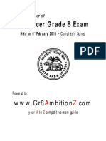 RBI Grade B Previous Paper - Gr8AmbitionZ