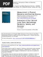 Aragon (2000) Evaluation of Four Vertical Jump Tests - Methodology, Reliability, Validity and Accuracy.