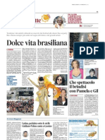 DOLCEVITA BRASILIANA di Romina Ciuffa - Il Messaggero 10/08/13