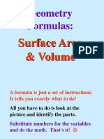 Surface Area and Volume Powerpoint 1