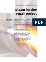 160 MW Steam Turbine Repair