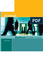 WetFeet Insider Guide Accenture