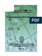 A Curriculum For ICT in Education