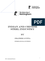 Steel India & China