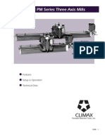 Model PM Series Three Axis Mills: Climax