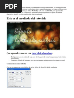 Download Tutorialdephotoshop-TextodevidriobyWalterAlvarezSN159381030 doc pdf