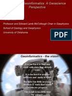 Teaching Geoinformatics: A Geoscience Perspective