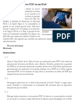 Cómo Guardar Archivos PDF