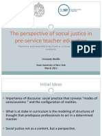 The perspective of Social Justice in Teacher Education