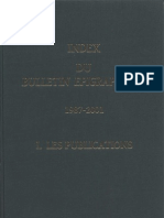 BE 1987 - 2001 I. Les Publications