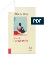 Jean-Marie Gustave Le Clézio Mondo I Druge Price