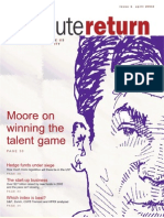 Absolute Return - April 2003 - Inaugural Issue